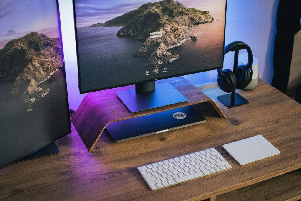 monitor stand for desk setup